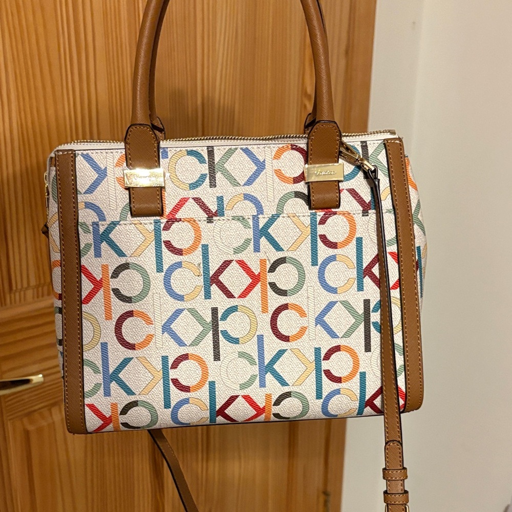 Calvin Klein Colorful Logo Satchel
